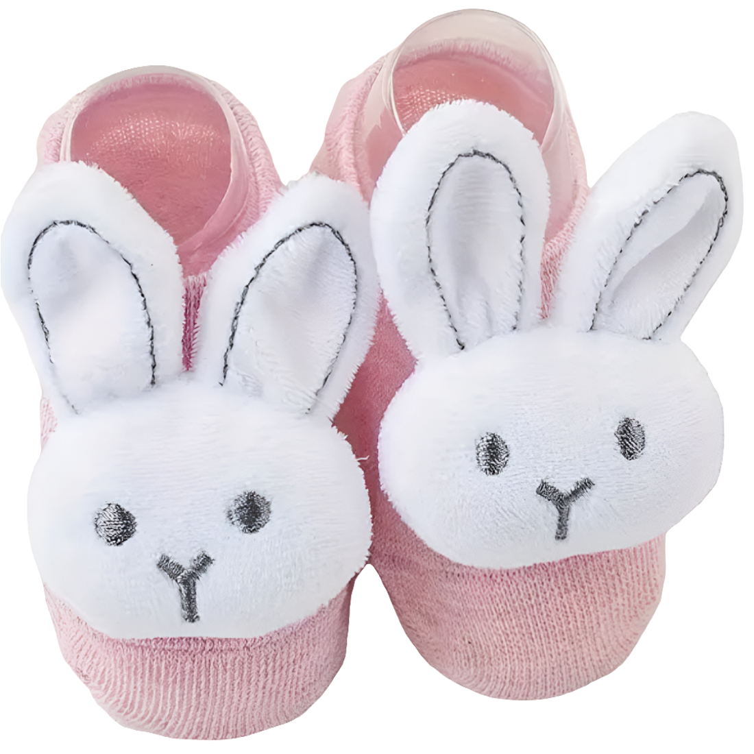 Sokjes met konijn of beertje in diverse kleuren leverbaar