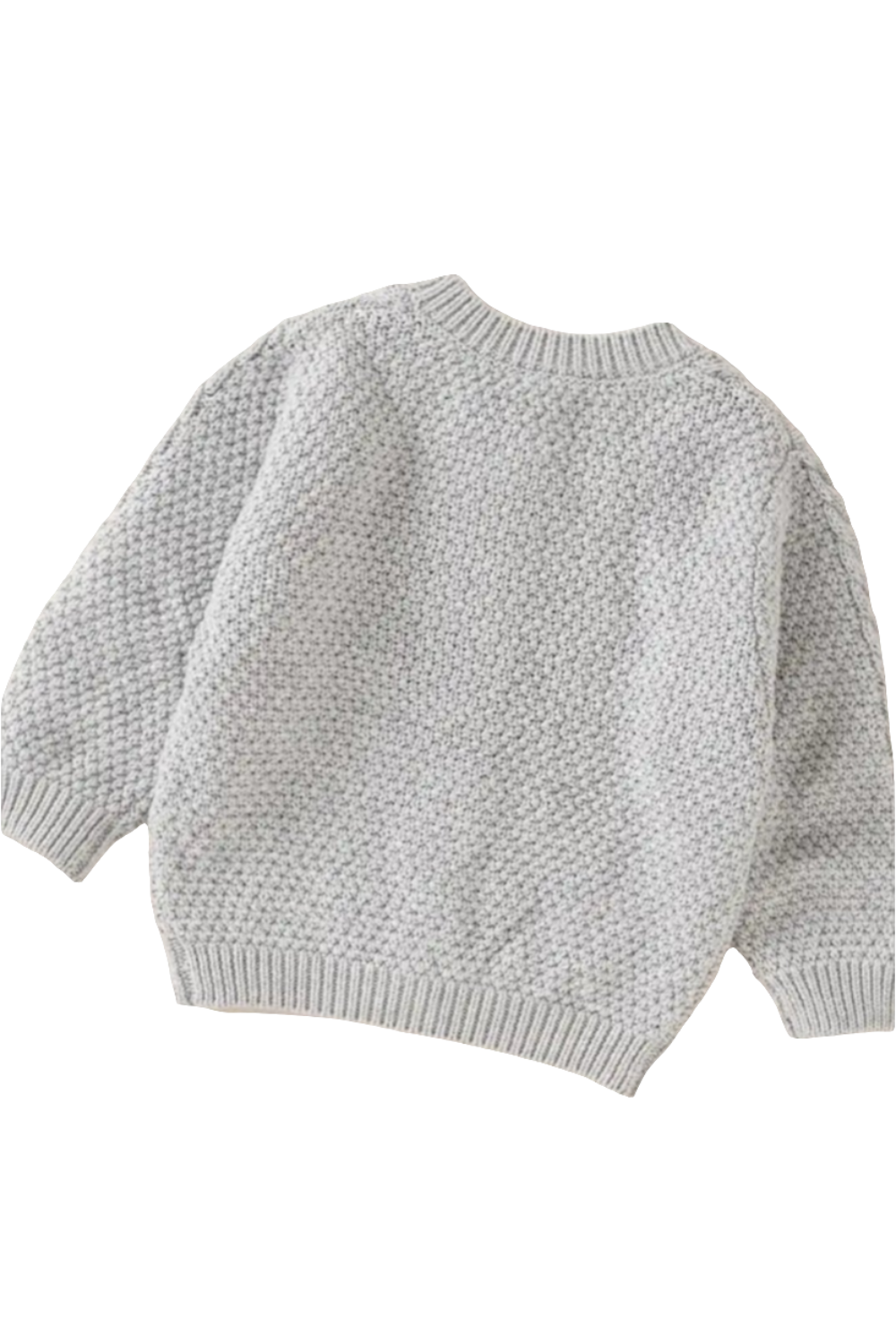 vestje grijs met kabelprint