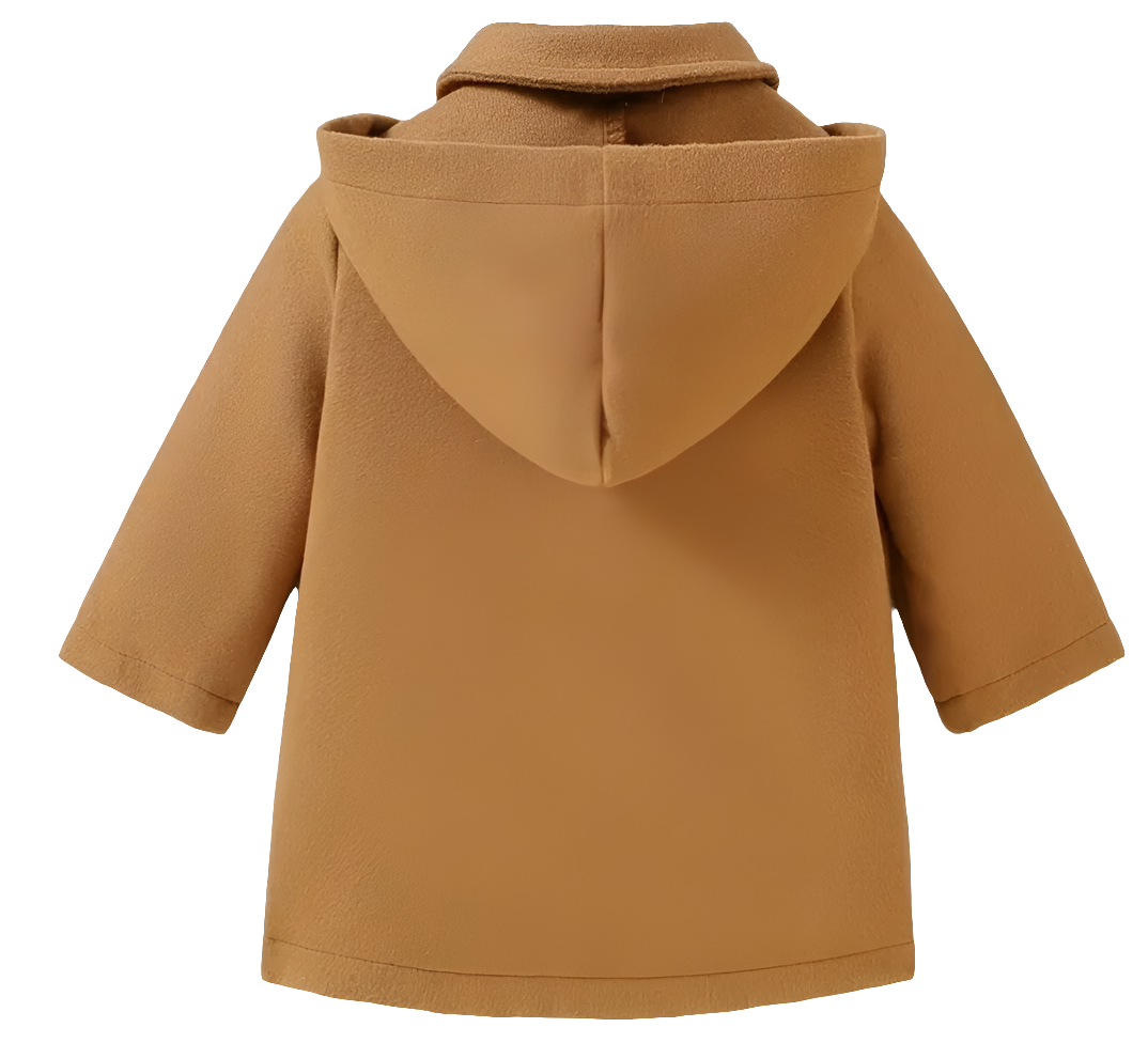 Herfstjas met capuchon camel
