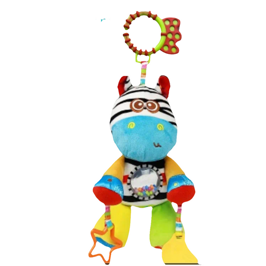 Knuffel aan hanger Zebra