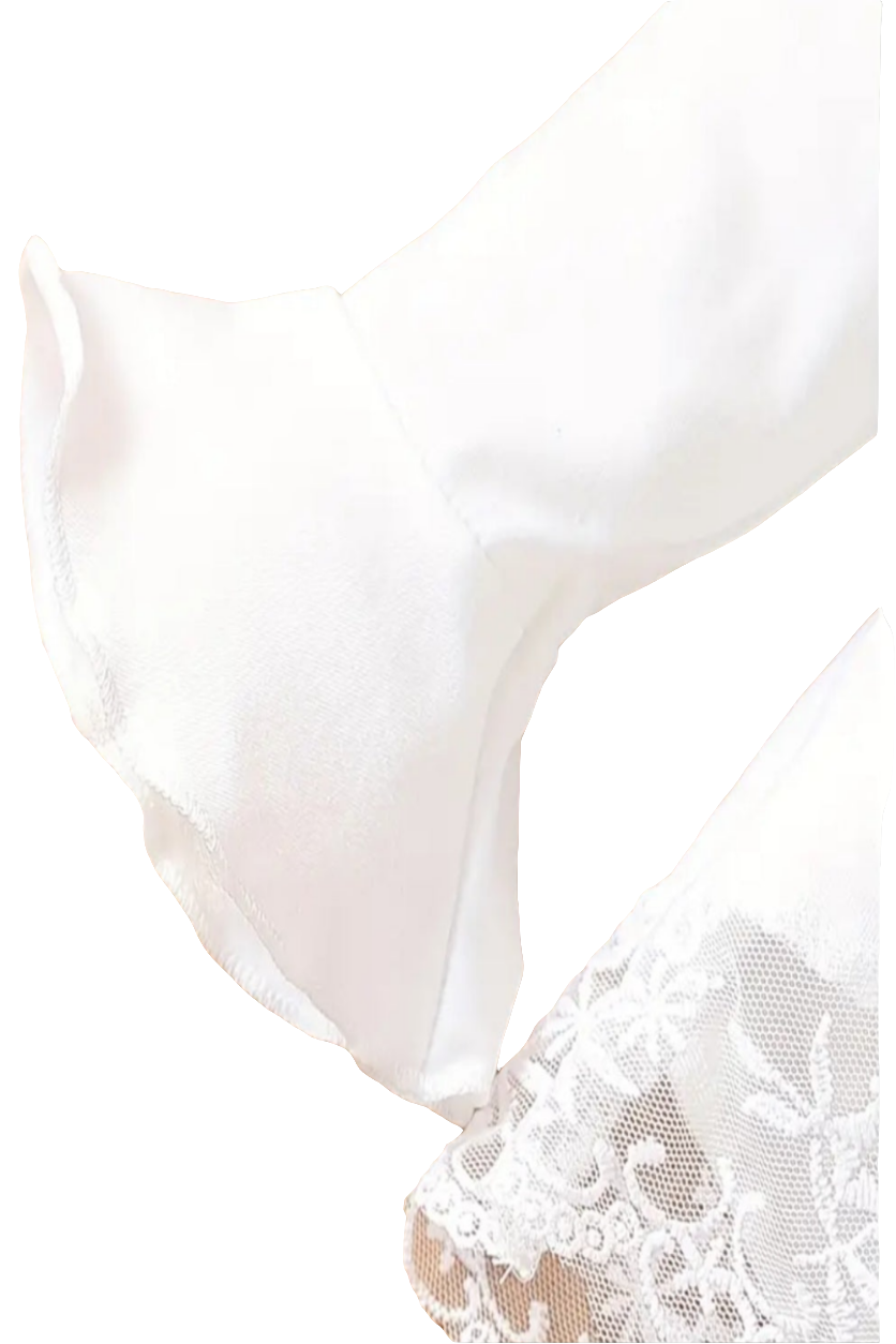 Blouse wit met kant en roze legging met kant (te combineren met de broderie schoentjes)