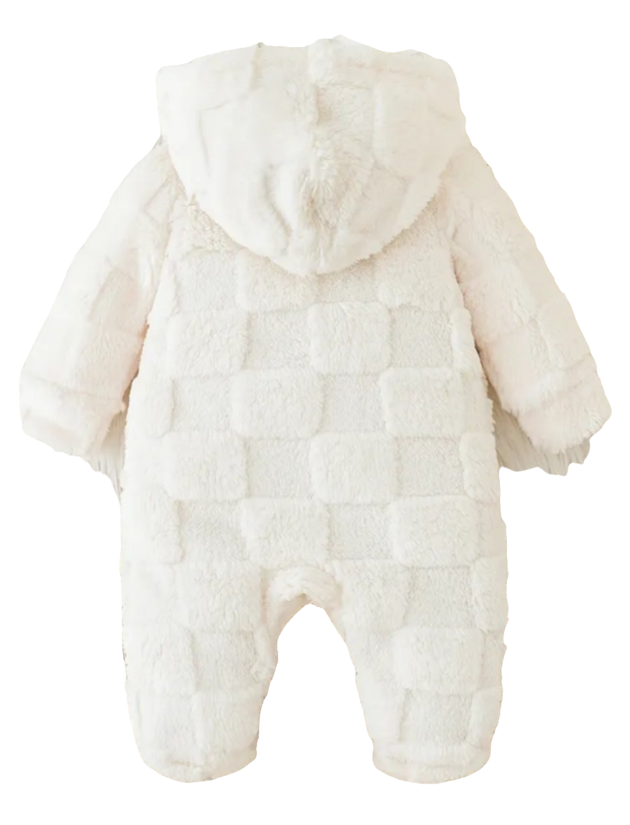 jumpsuit met crèmekleurig ruitje