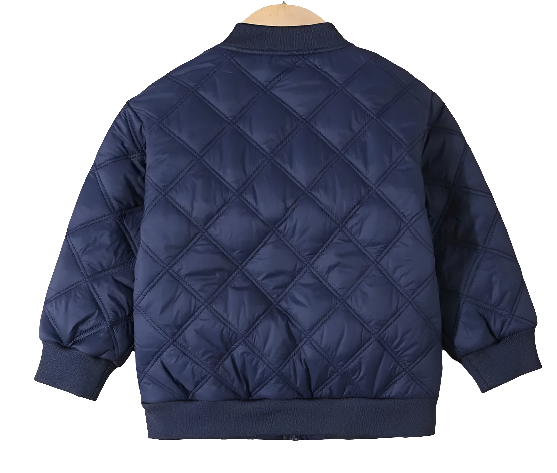 Jack marineblauw met blokstiksel