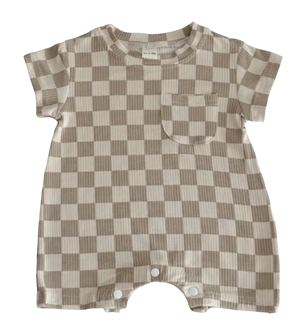 Boxpak Urban / checkerboard beige.  Eventueel te combineren met de instapper Urban beige