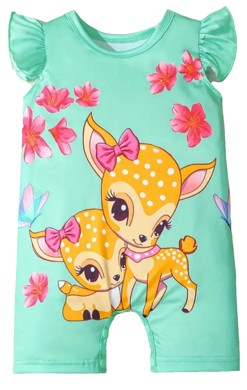 Boxpak met 2 lieve hertjes. Ook verkrijgbaar in mintgroen