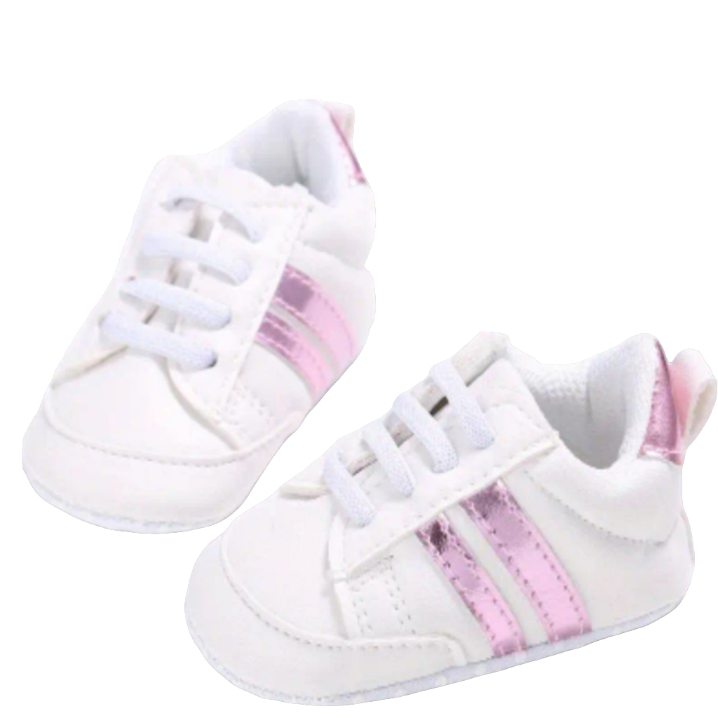 gymp wit met roze streep