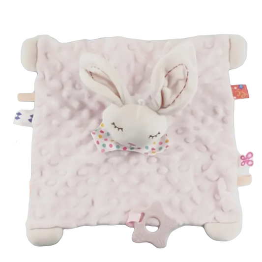 Knuffeldoekje roze Konijn
