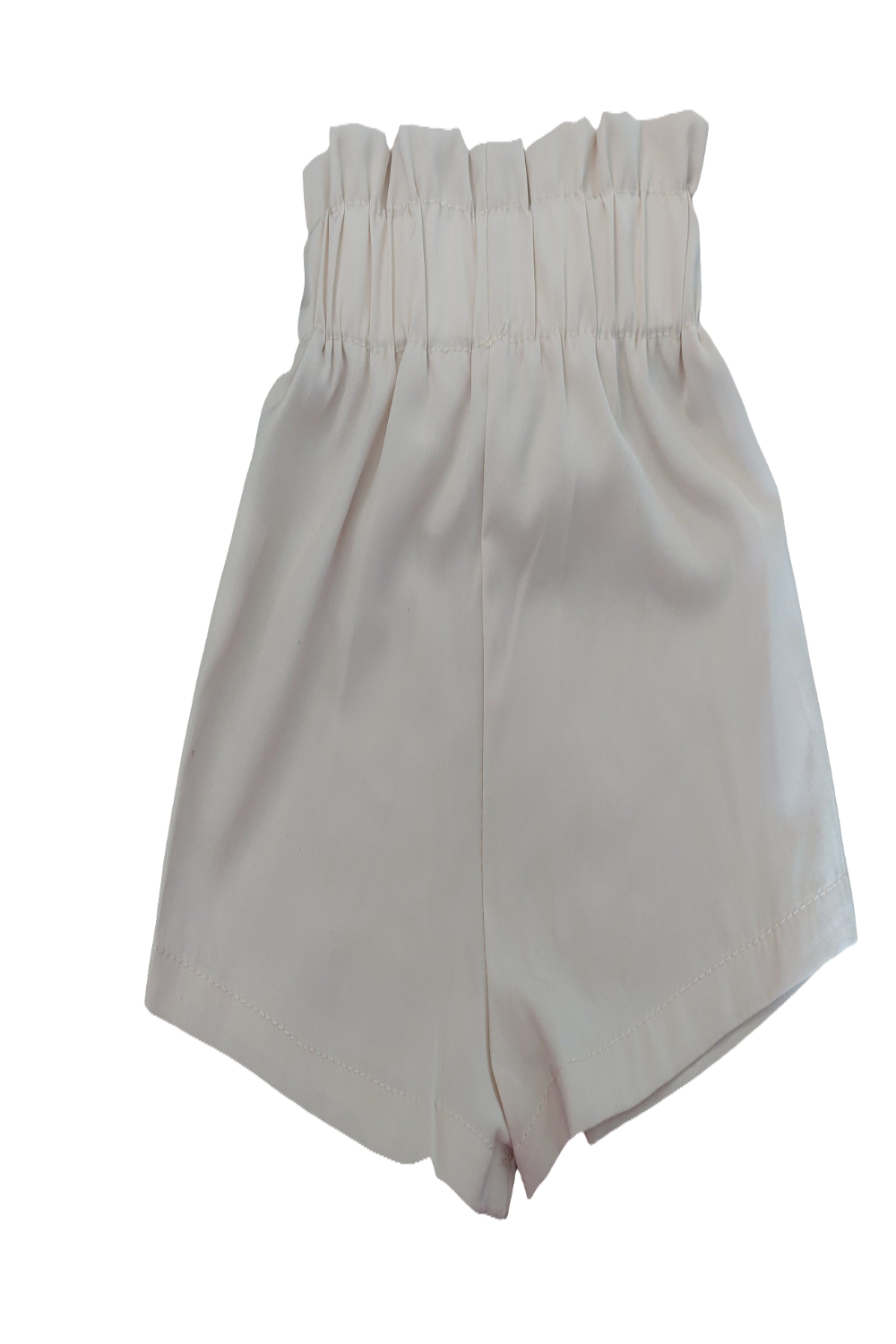 Short beige met strik