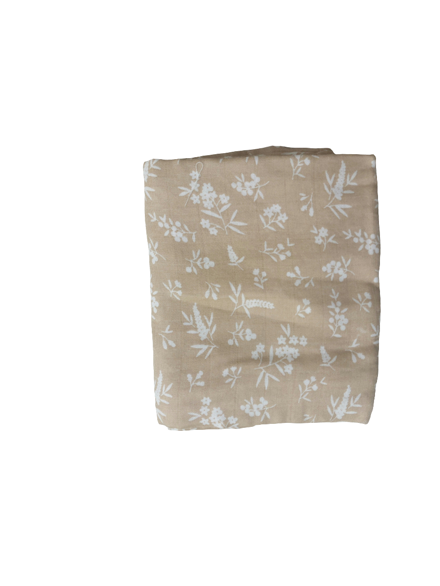 Lakentjes van bamboe (div prints) beige/chocolate kleuren