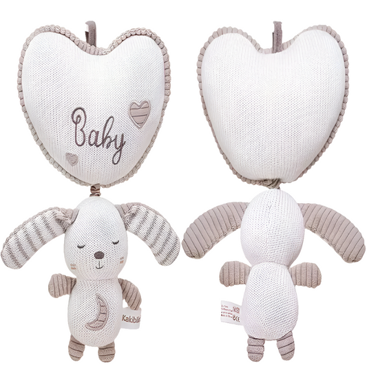 Mobiel met muziek trekkoord hondje