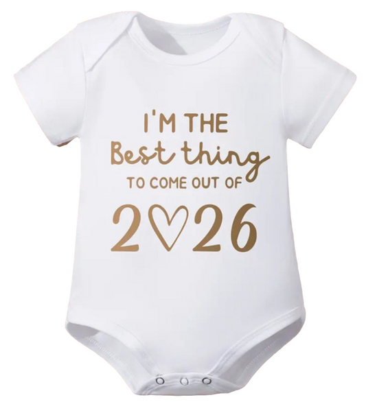 Katoenen romper I'me the best thing "2026" 