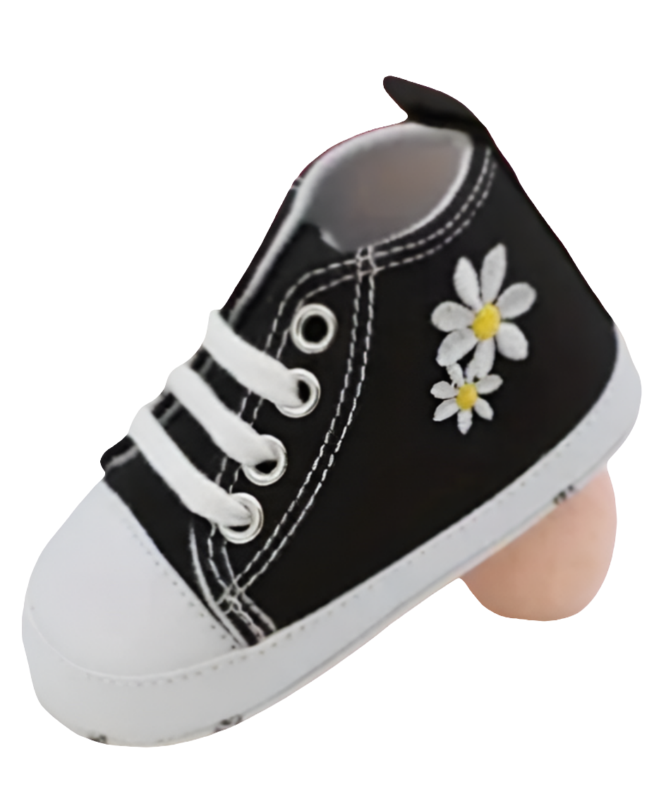 basketbal gymp zwart met bloem