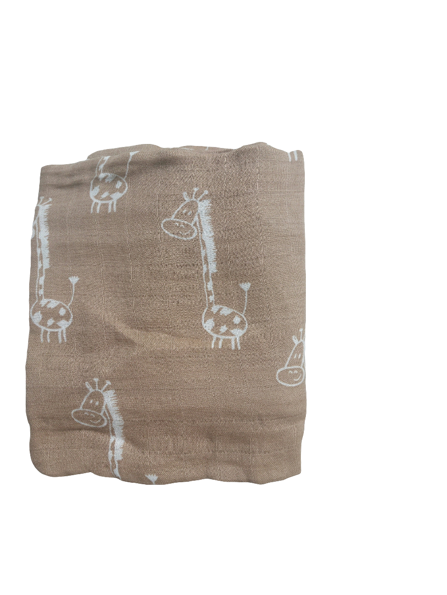 Lakentjes van bamboe (div prints) beige/chocolate kleuren