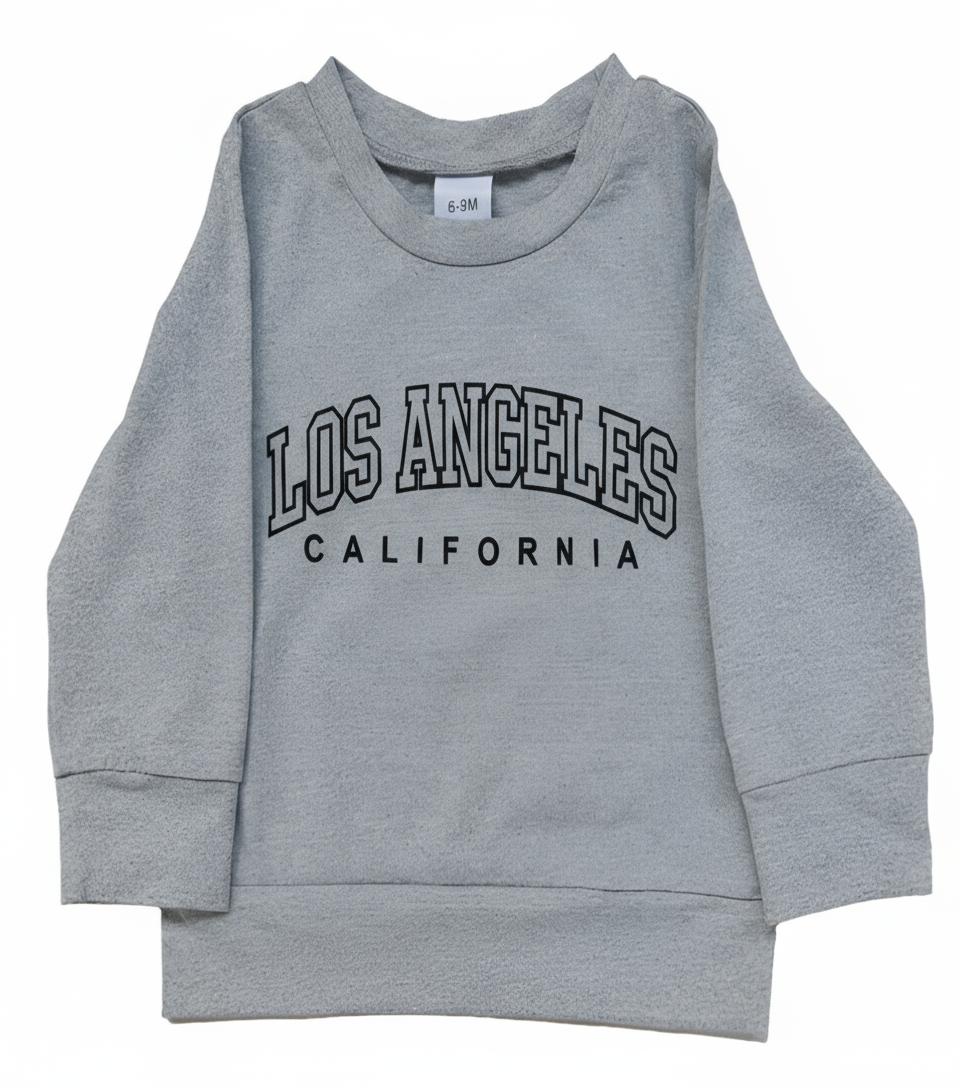 sweater grijs "Los Angeles"