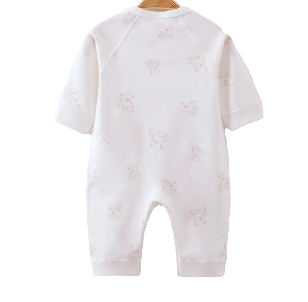 Katoenen boxpak met beertjes