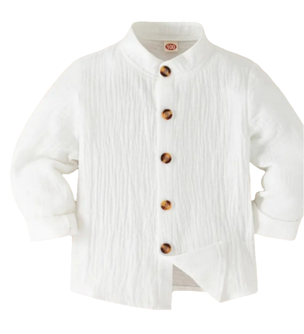 Katoenen overhemd met lange mouw