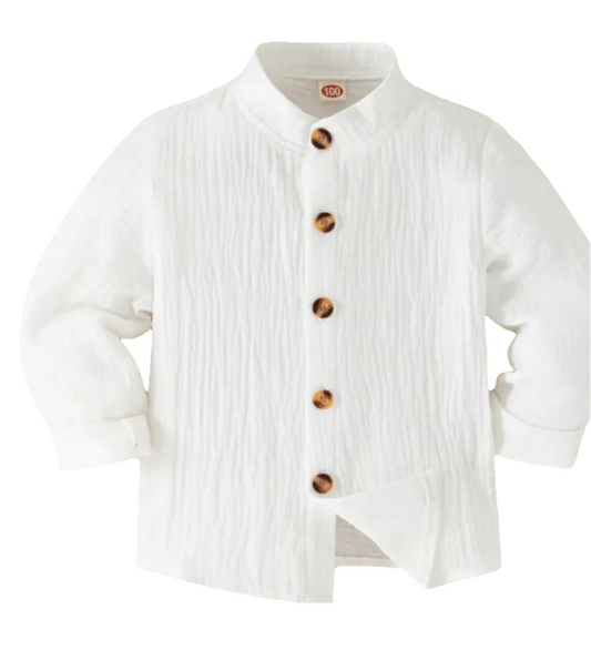 Katoenen overhemd met lange mouw