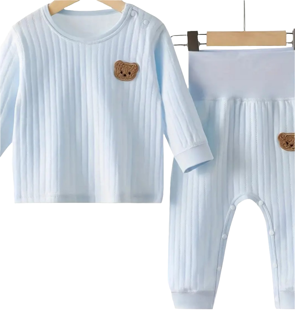 joggingpak blauw met beertjes