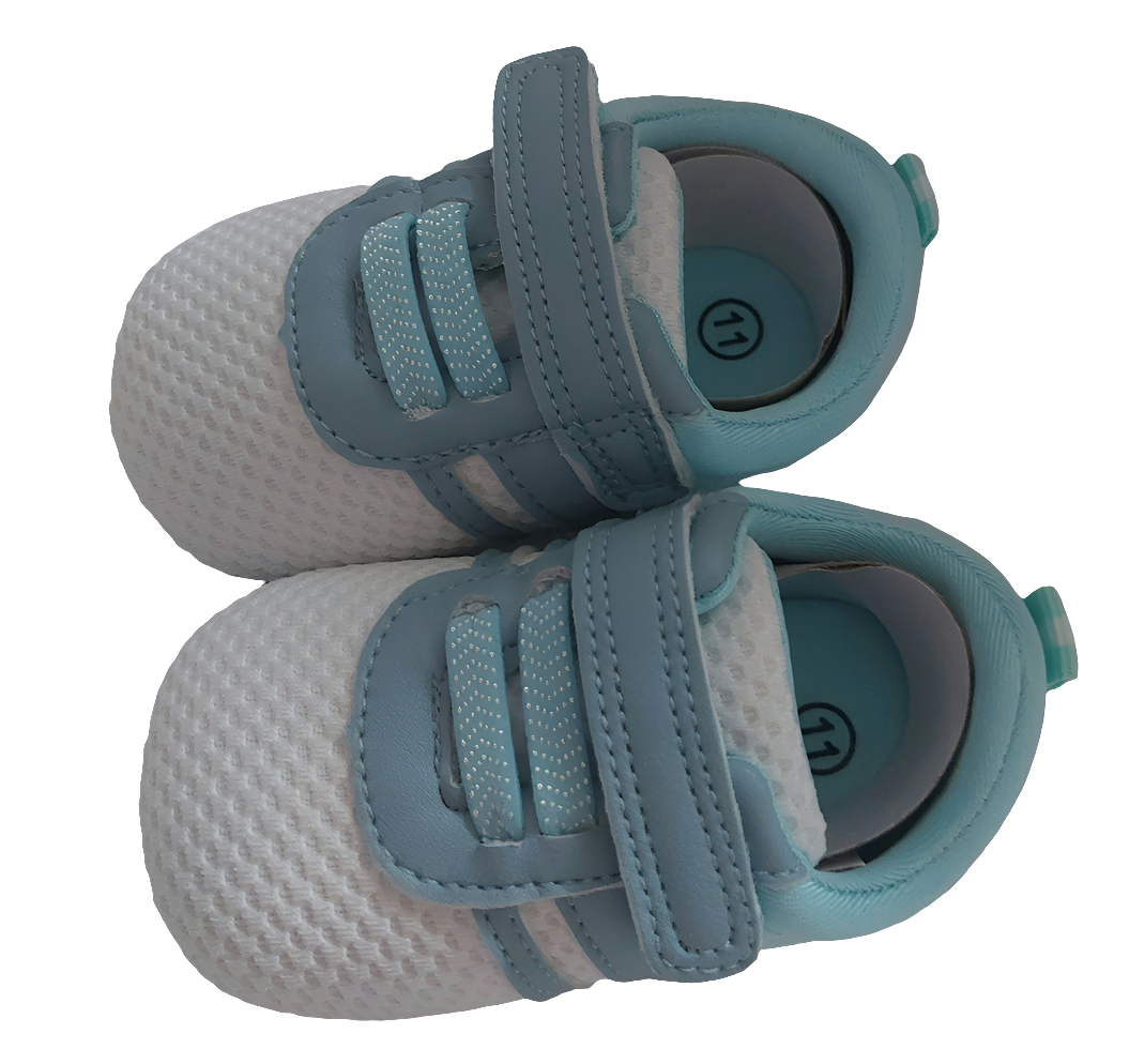 gymp wit gaas met lichtblauw