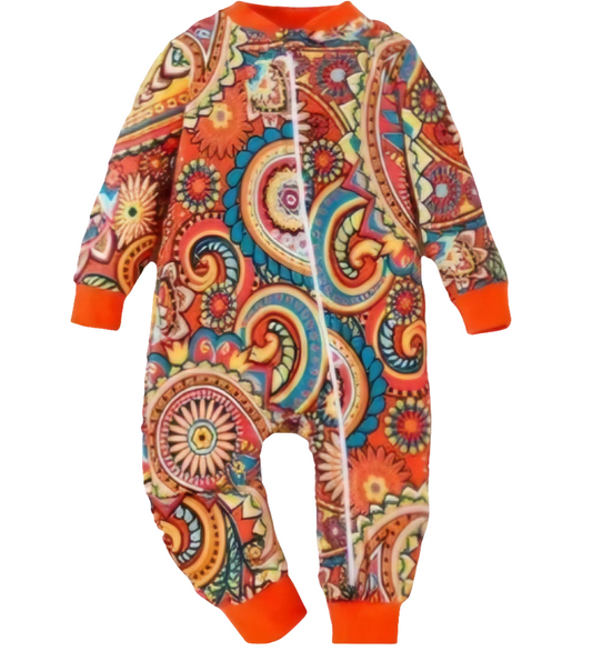 Boxpak oranje in boho stijl