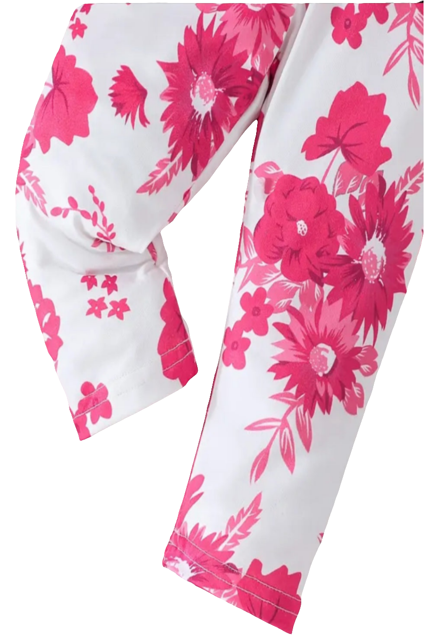 trui met broek met bloemen