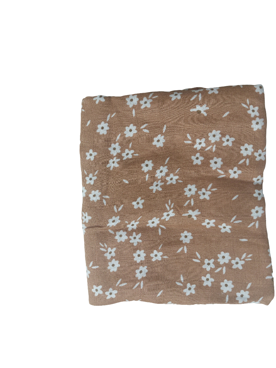 Lakentjes van bamboe (div prints) beige/chocolate kleuren