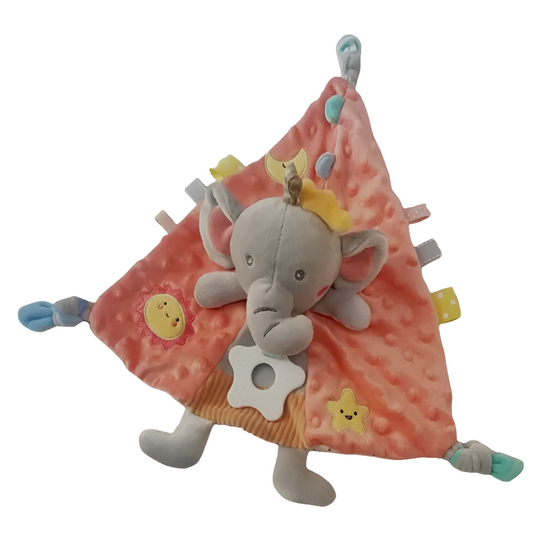 Knuffeldoekje roze Olifant