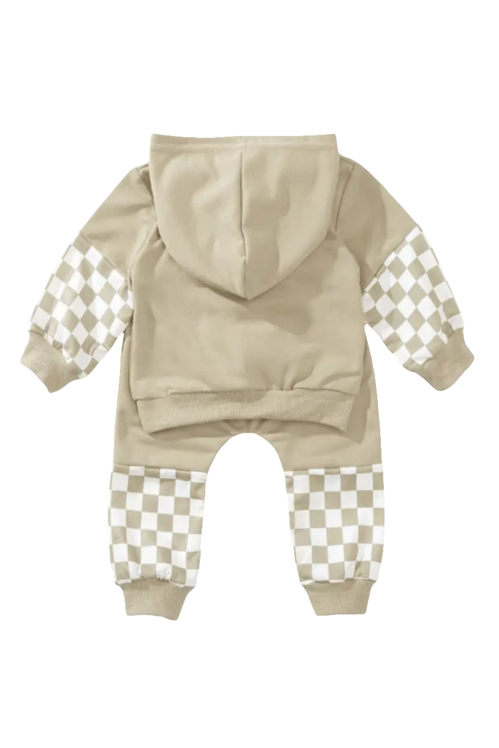 Urban / checkerboard stijl Joggingpak met hoodie. Leuk met de Urban instappers