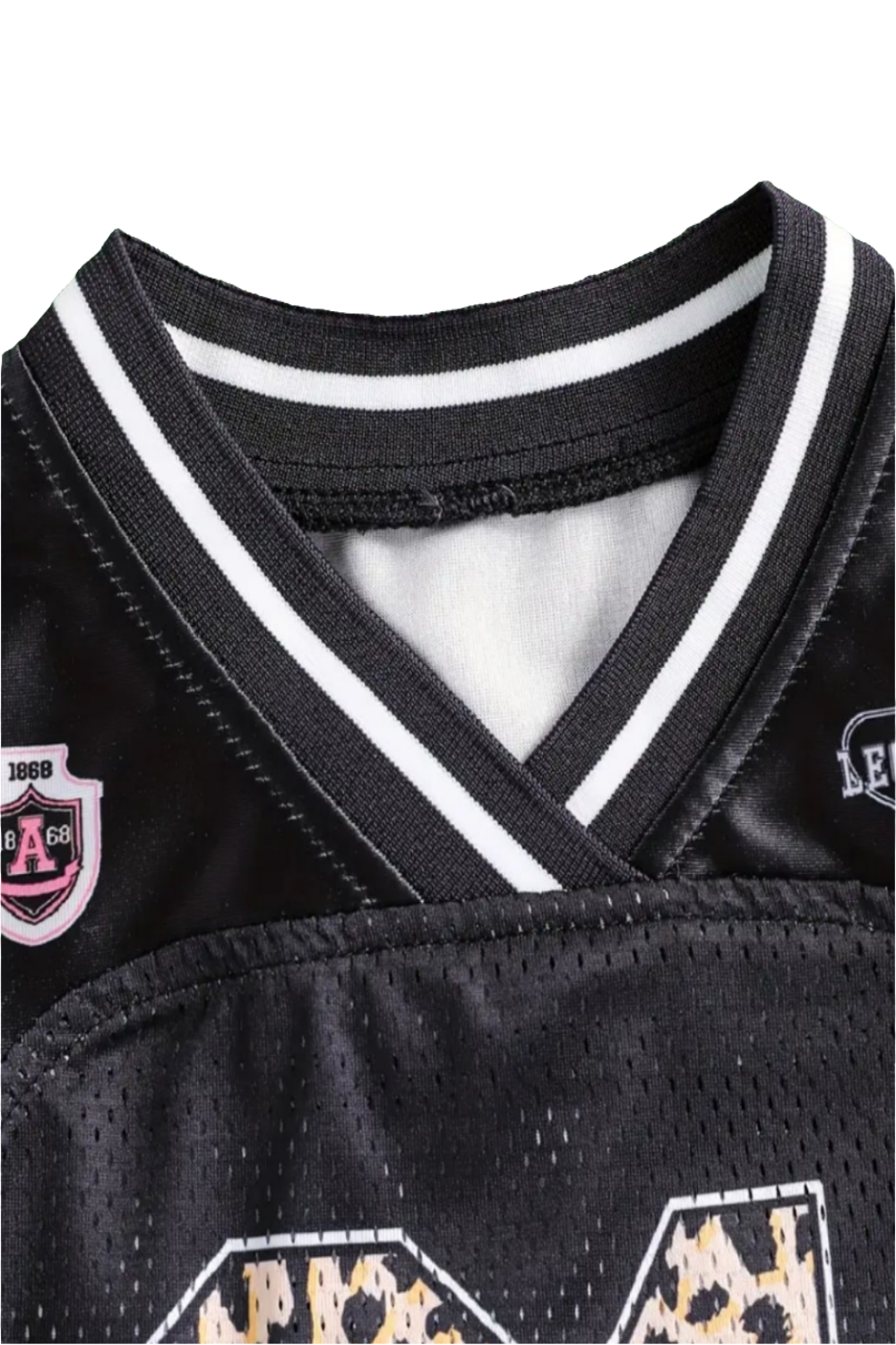 American Football Shirt  “01” zwart