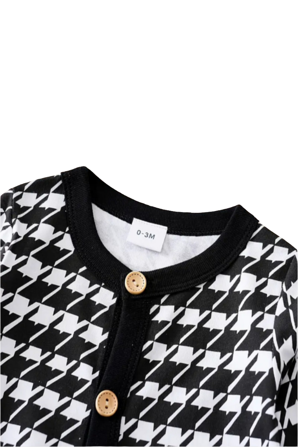 Boxpak zwartwit (pied-de-poule)