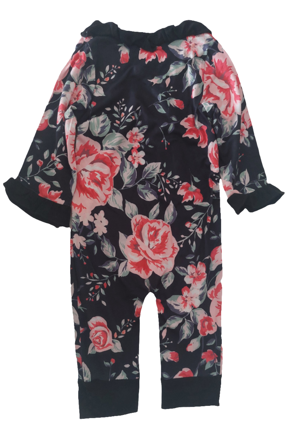 Boxpak met bloemetjes zwart