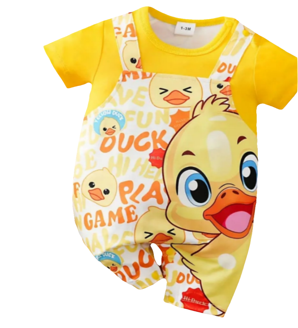 Boxpak geel met eendjes