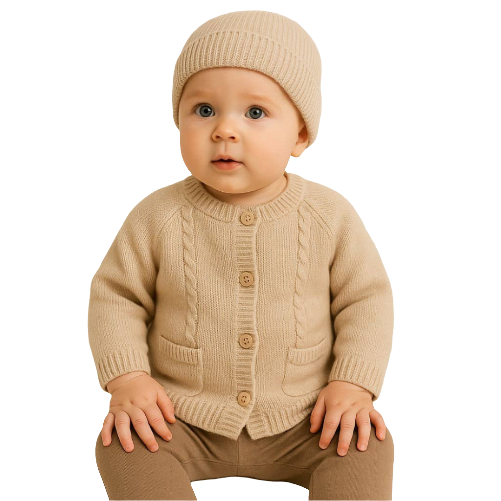 BABYVESTJE ( HERFST/ WINTER ): KOBALT / 12 m