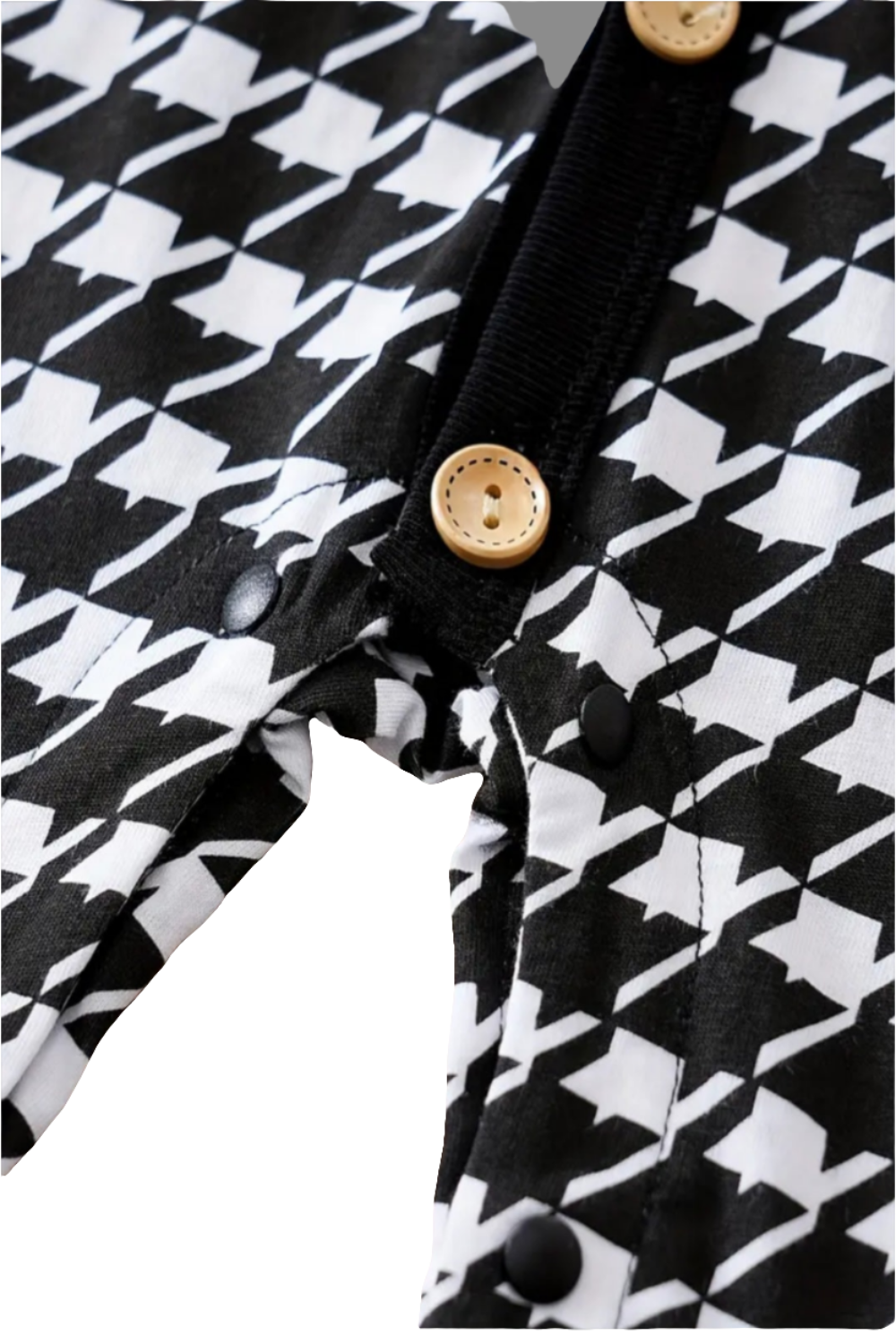 Boxpak zwartwit (pied-de-poule)