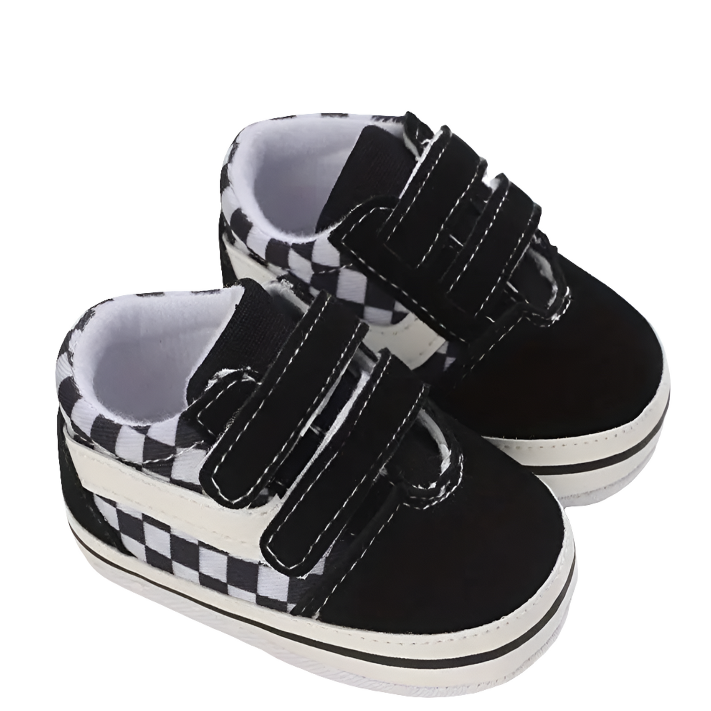 Set voor de zomer: Urban / checkerboard stijl shirt en short checkerboard stijl (evt. te combineren met de instapper of Urban zwart)