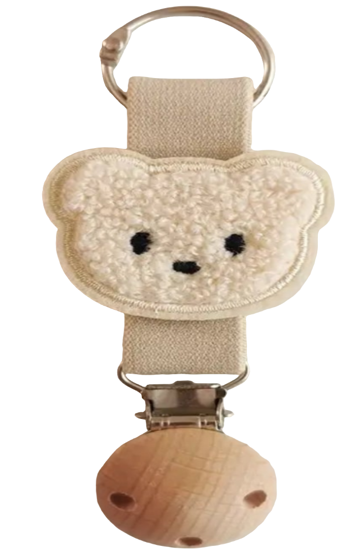 speenklem met bloem of beertje