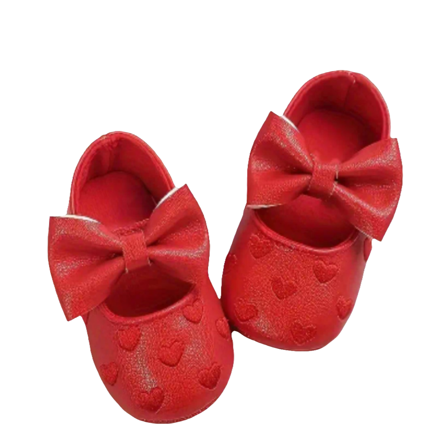 Denim jurkje met witte tule rok met hartjes ( eventueel i.c.m. rode schoentjes met hartjes)