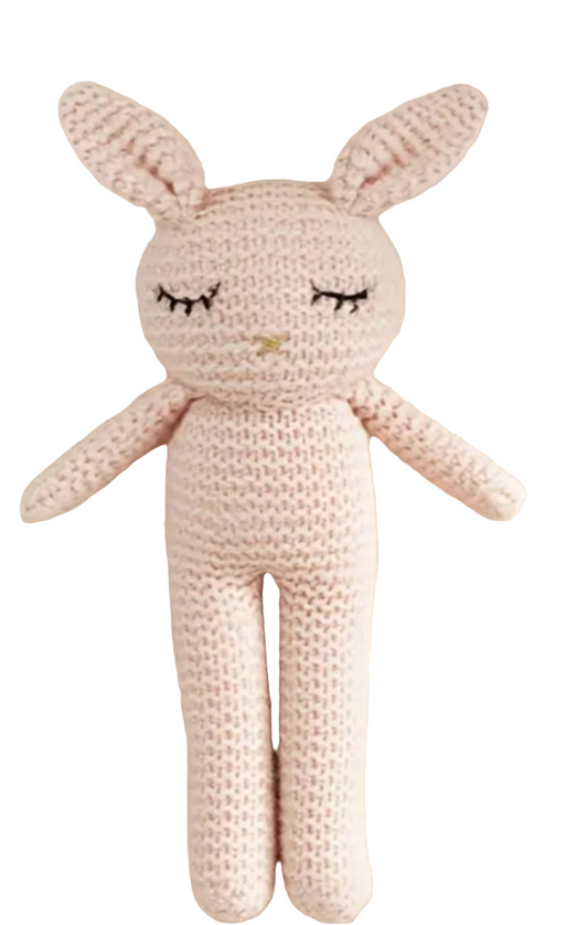 Konijntje roze handgemaakt