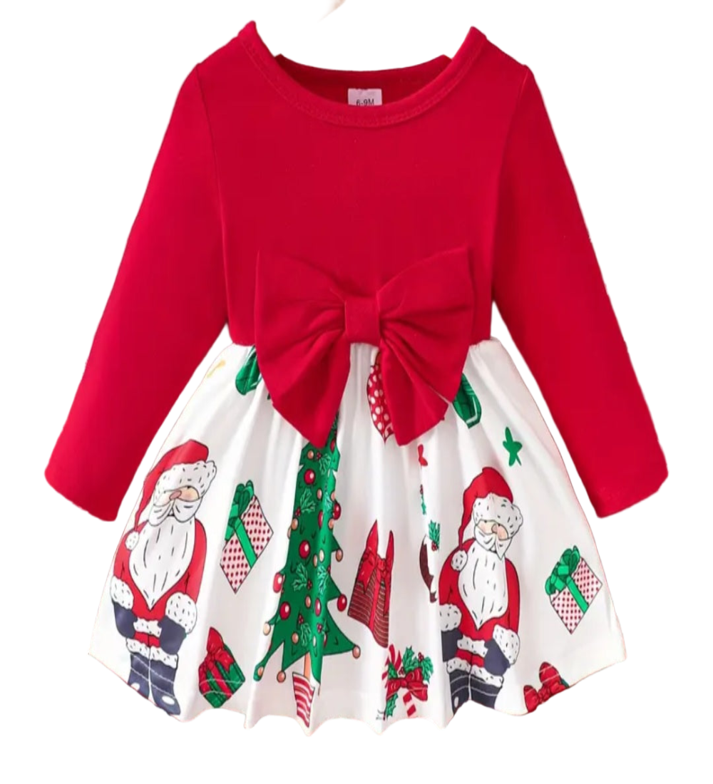 Kerstjurken rood en groen