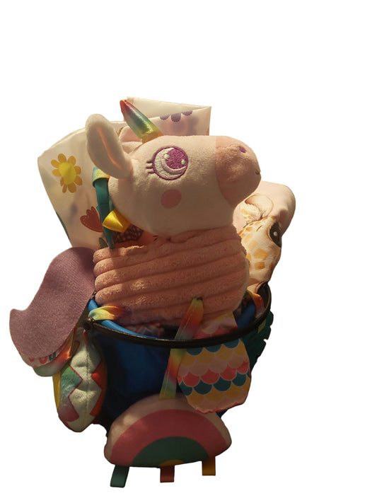 Babybucket pakket roze M. Diverse babybuckets verkrijgbaar.