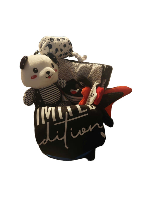 Babybucket pakket zwart / wit