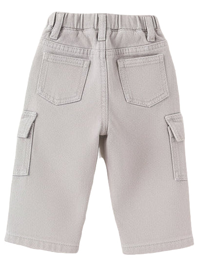 Cargo jeans in grijs en zwart