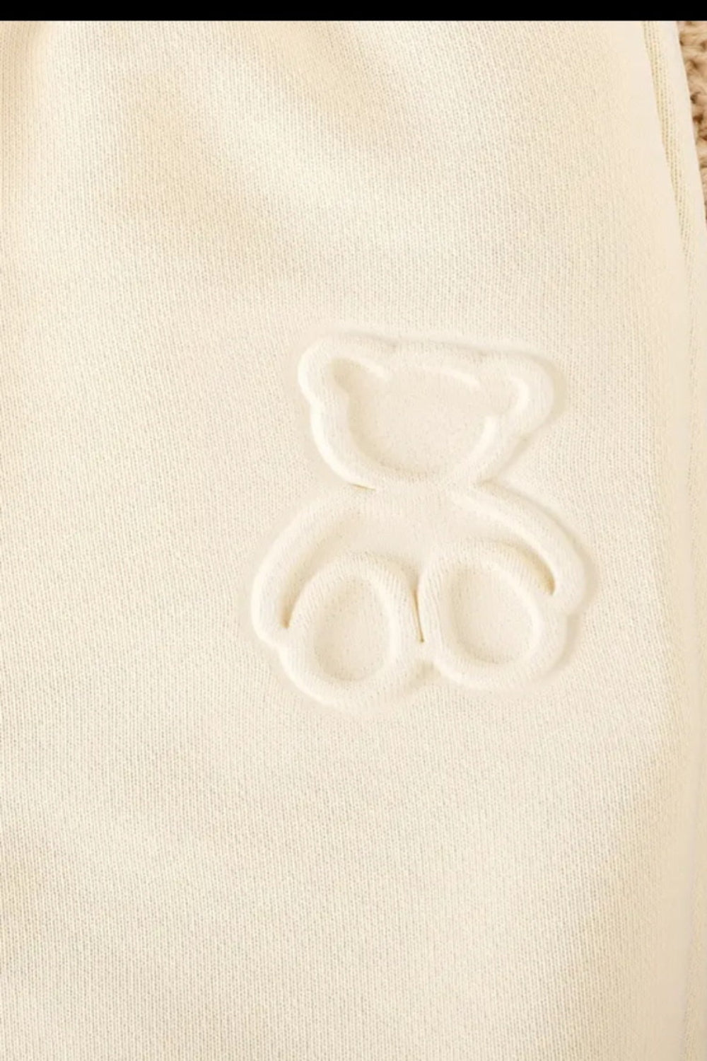 Joggingpak met capuchon met beertje