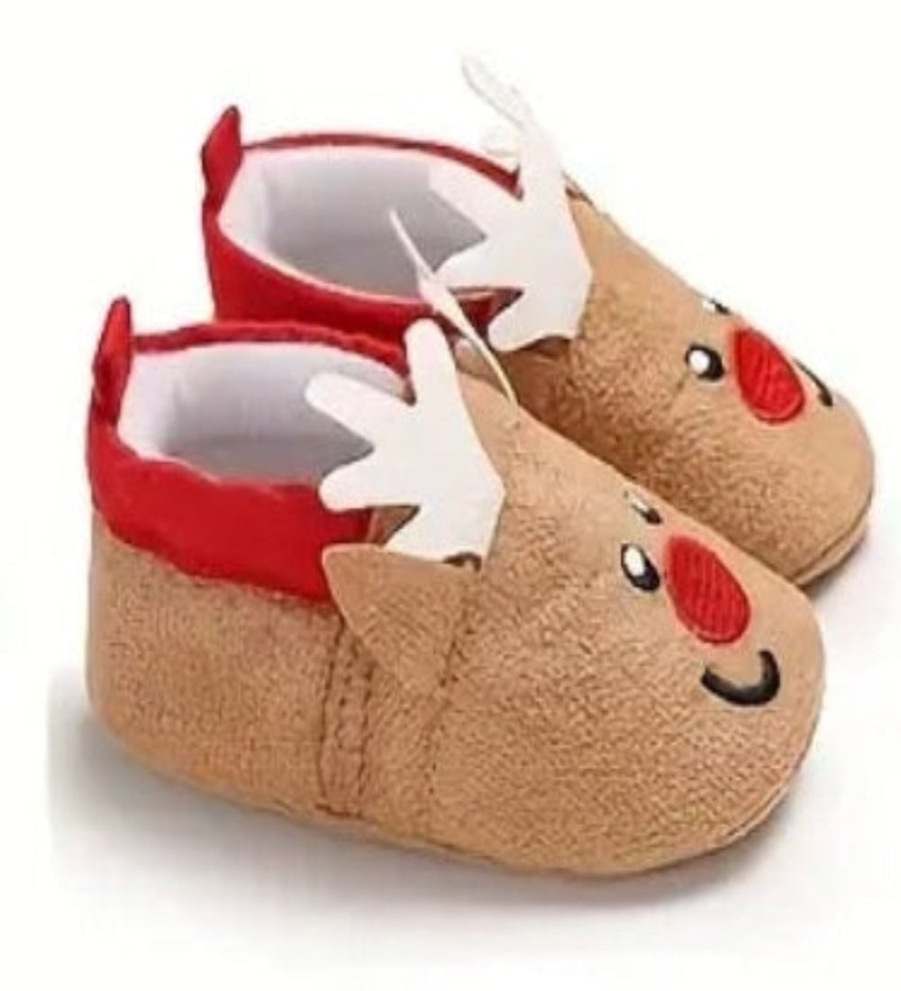 Kerstschoen "Rendier Rudolph"