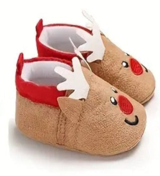 Kerstschoen "Rendier Rudolph"