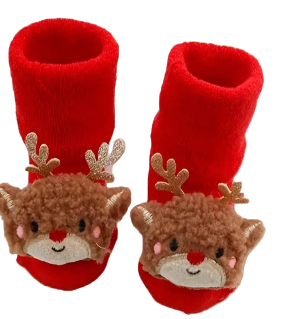 sokken kerst met kerstman of kerstboom of rendier