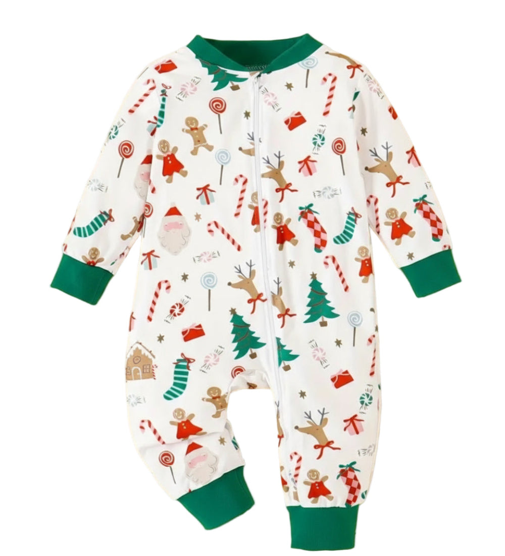 Boxpak Kerst multicolor met kerstbomen 