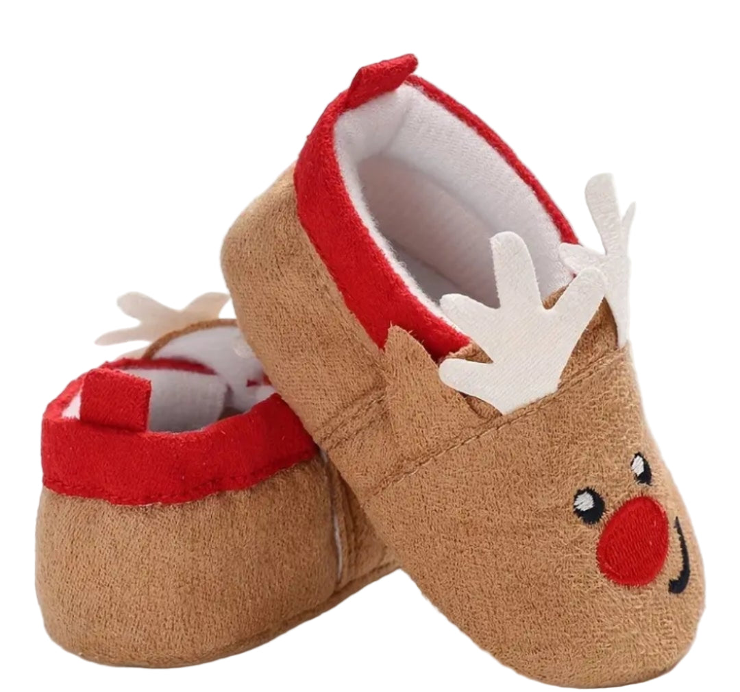 Kerstschoen "Rendier Rudolph"