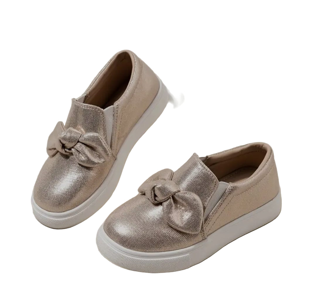 gymp zilver of goud glitter met strikje